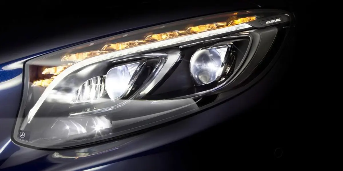 Inside a MultiBeam headlight